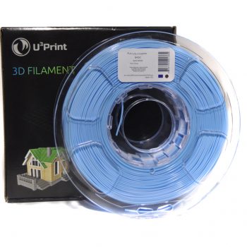 Фото Нить для 3D-принтера PLA basic Plus пластик U3Print blue moon (голубой, светлый)